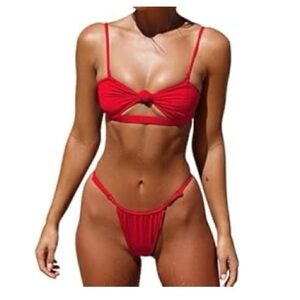Red Bikini Set